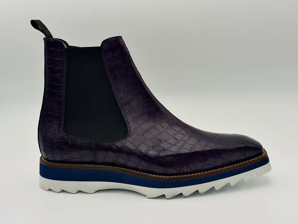 The Amalfi Chelsea – Imperial Plum Croc Edition
