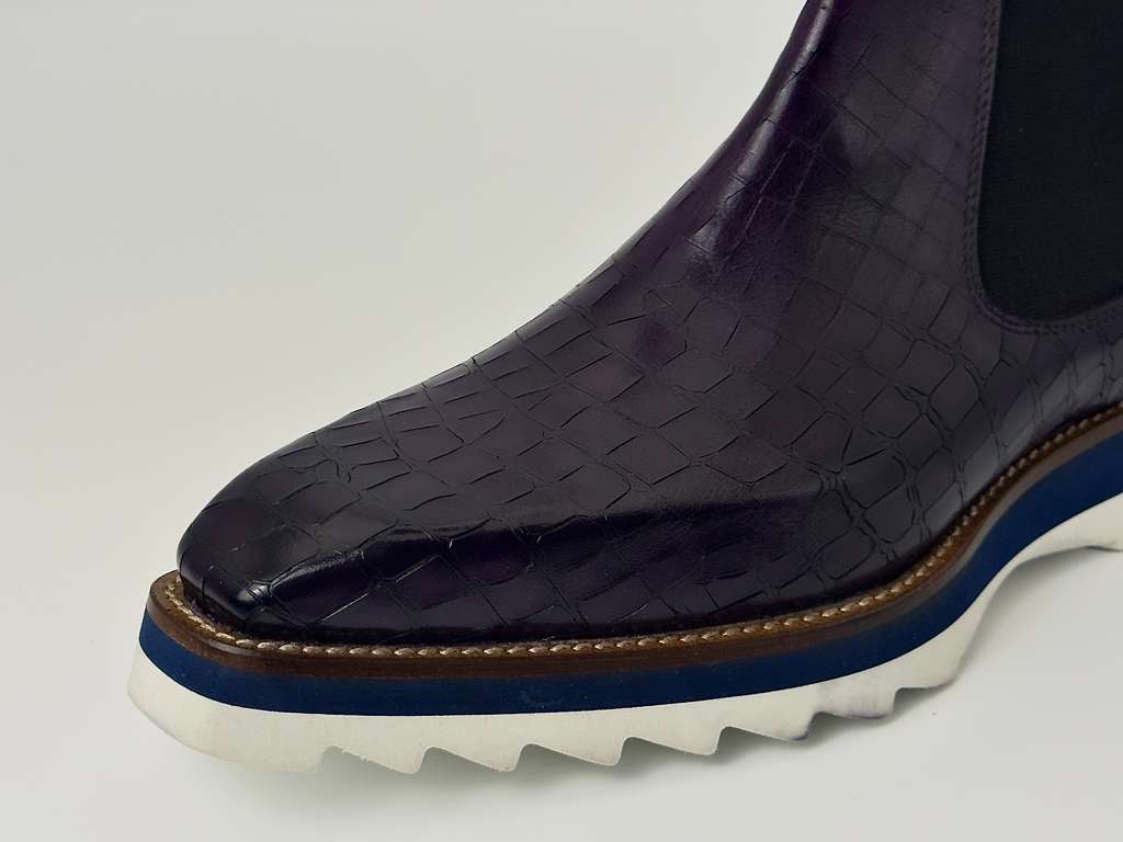The Amalfi Chelsea – Imperial Plum Croc Edition