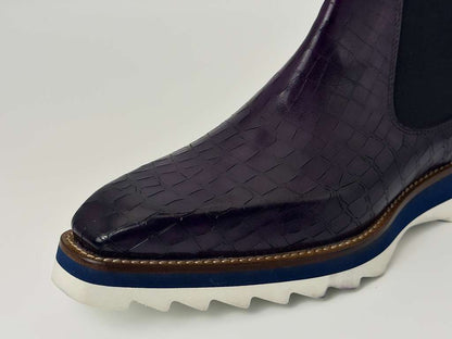 The Amalfi Chelsea – Imperial Plum Croc Edition